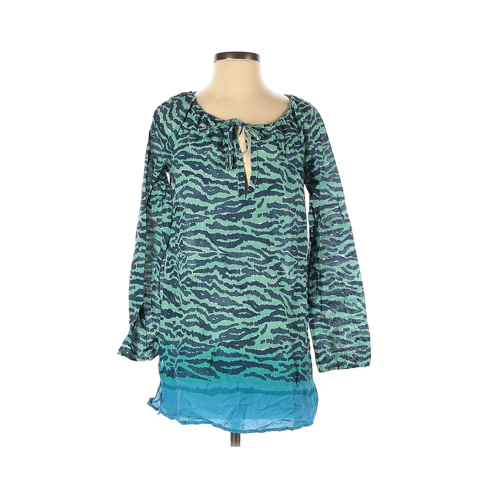 Calypso St. Barth Long Sleeve Tunic Blouse
